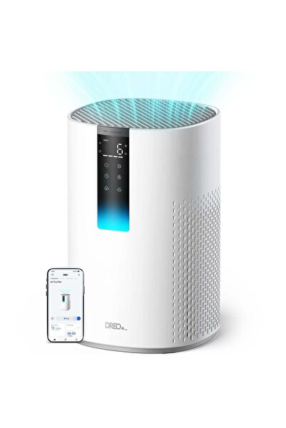 DREO Καθαριστής αέρα Macro 505S Smart, WI-FI, CADR 202 m³/h, Φίλτρο 3 σε 1 H1...