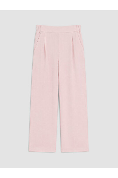 LC Waikiki Nevavm Linen Blend Pleated Women's Trousers with a Difference