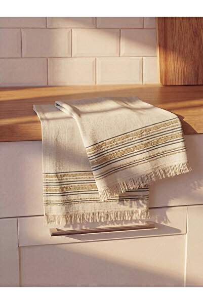 LC Waikiki Nevavm Striped Drying Cloth with Difference in Color, Pack of 2, 5...