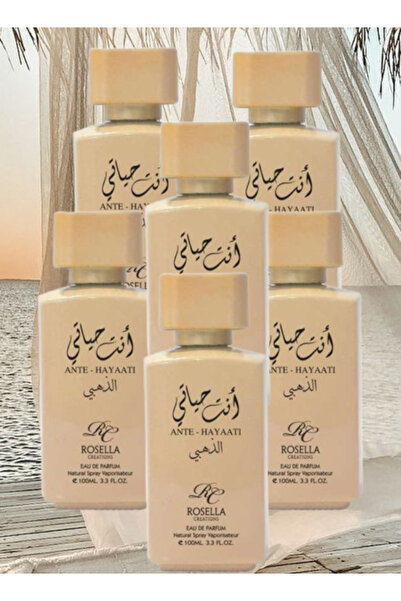 ROSELLA 6 Pieces Ante Hayaati Golden Perfume 100ML