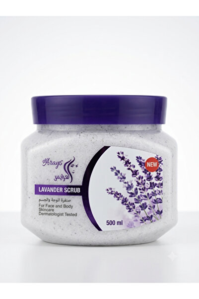 Al Arayes Lavender Face and Body Scrub 500ml from Al-Arayes
