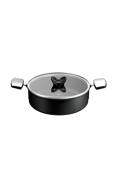TEFAL Tigaie cu capac Excellence+ G3307153, 26 cm, strat antiaderent, tehnolo...