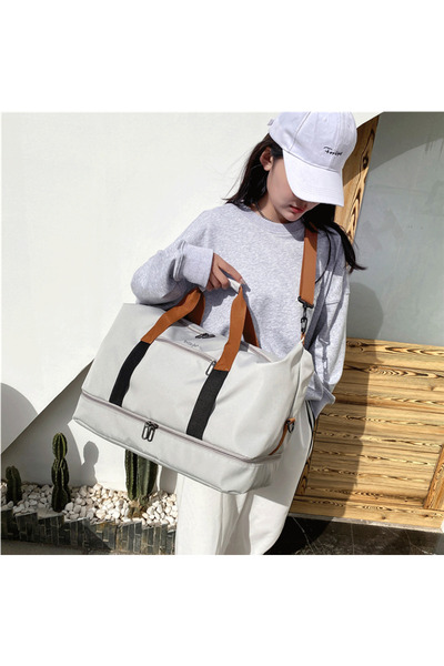 PriStyle Geanta de Sport sau Voiaj, Unisex, Multifunctionala, cu Un Compartim...