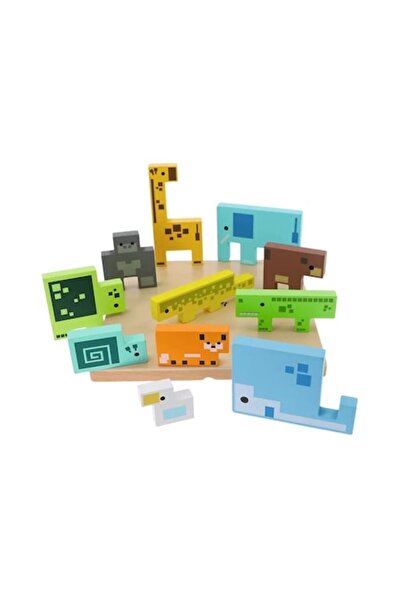 Trefl Puzzle Pixel Gang, Trefl, Lemn, 1+