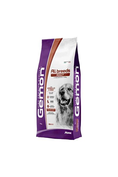 Gemon Medium Adult Ξηρά Τροφή για Σκύλους με Αρνί & Ρύζι 15kg