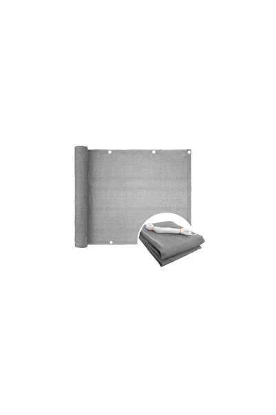 Springos bandă de gard, 19cmx35m, 450g/m2, 20 cleme de fixare - Grafit