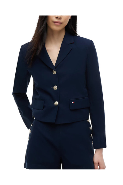 Tommy Hilfiger Γυναικείο Σακάκι Navy Μπλε Tommy Jeans DW0DW22910-C1G