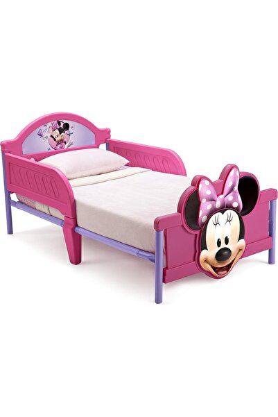 Delta Children 3D Toddler Bed with Disney Minnie Mouse Design from