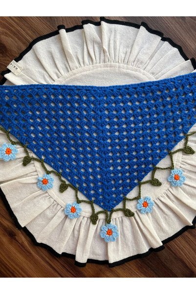 Bikaya Home Bandană tricotată manual |   100% bumbac |   Șal multifuncțional pentru talie |   Articole de vară și cadouri