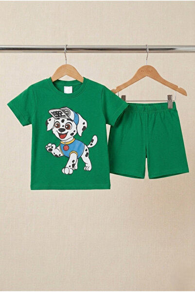 Yumak Bebek Ürünleri 100% cotton boys' two-piece shorts set - summer casual o...