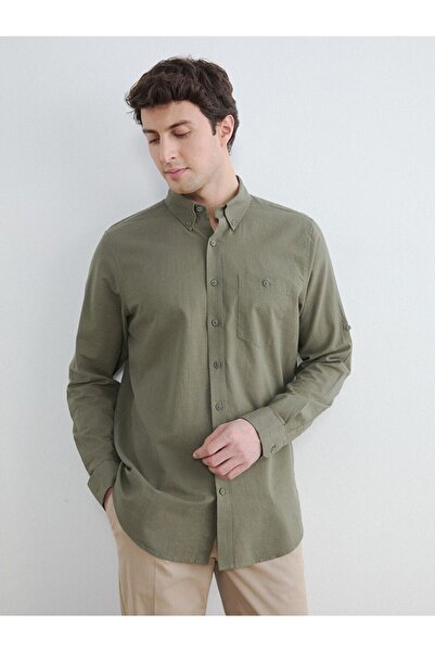 LC Waikiki Regular Fit Linen Blended Men's Shirt