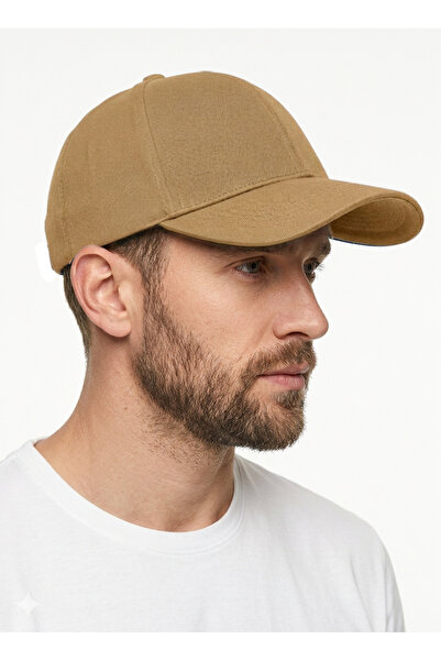 STELLA VESTİNO Unisex Gabardine Summer Cap - Plain Sports Hat