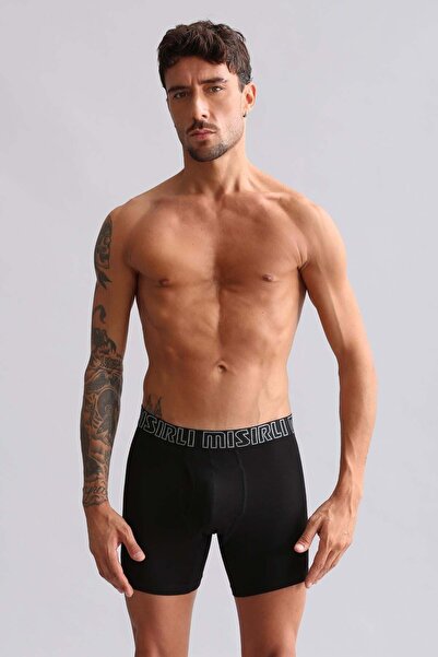 Aytuğ&Mısırlı Egyptian Modal by Tencel Spartacus Long Boxer Black