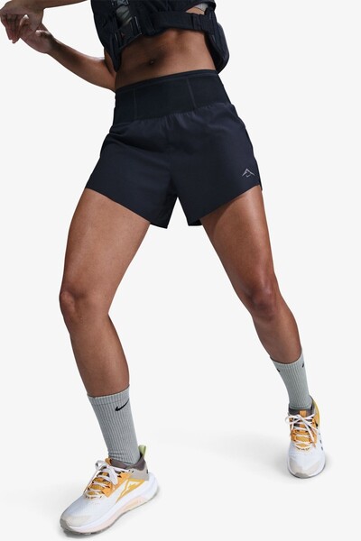 Nike Pantaloni scurți de alergare Dri-Fit pentru femei, cu căptușeală, buzuna...