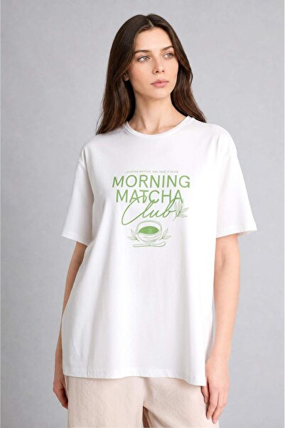 DeFacto Regular Fit Crew Neck Short Sleeve Printed Ecru T-Shirt H1366Ax26Sp