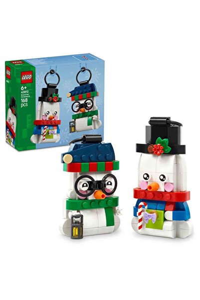 LEGO Snowman Ornaments 40812 - Christmas Tree Ornament Making Kit That Can Be...