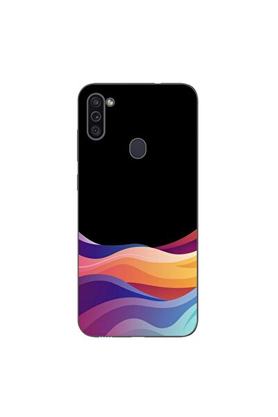 OEM Husa compatibila cu Samsung Galaxy A11 Silicon Gel Tpu Model Neon Waves