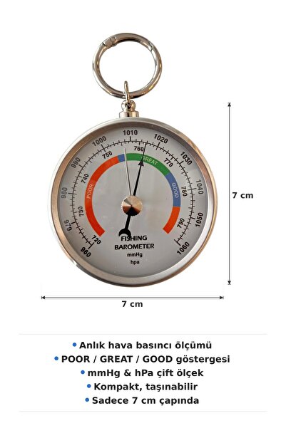 Nuvtic Barometre (Tekne ve Denizcilik için Mevzuata Uygun)