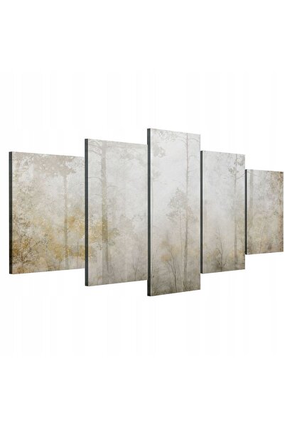 LUMASOUL Tablouri pe pânză 150x75 Natură Eclectică Set de 5 piese