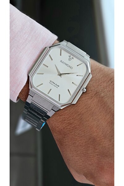 Raymond Rym-280274 Ultra Slim Men's Wristwatch 43×50 Stainless Steel