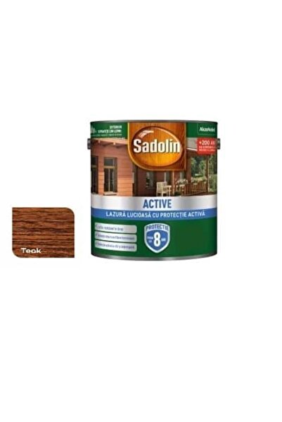 Sadolin Vopsea pentru lemn, lucioasă, pe bază de solvenți, 2.5L, Sadolin, Tea...
