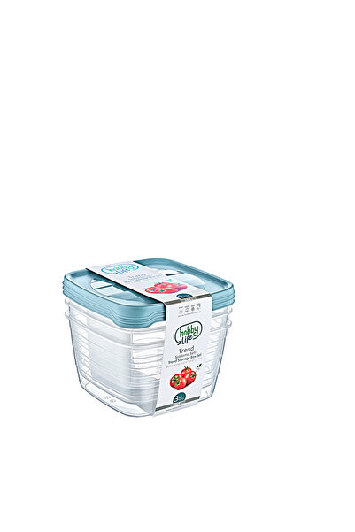 Hobby Trend Square Storage Container Set 3 X 4 L 0977