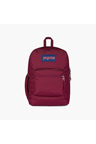 Jansport Backpack-Cross Town Plus-1 Cmprt-26 Ltr- (214|Woven Polyester) Cherr...