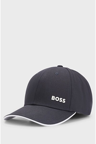 BOSS Erkek Marka Logolu Ayarlanabilir Günlük Kullanım Lacivert Şapka