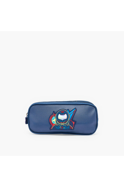 Lifestyle Astronaut Accent Pencil Pouch with 2 Compartments