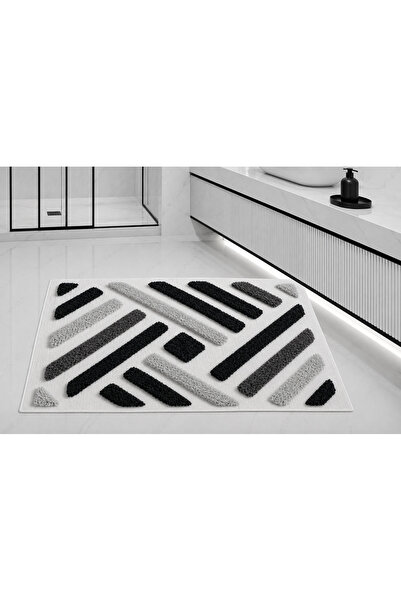 Hayal Dekoratif Kaymaz Taban Yıkanabilir Banyo Paspas Takımı Dijital Baskılı 40x60-50x70-60x90'cm