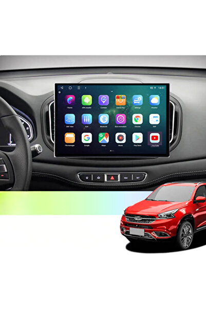 Carplayer Cherry tiggo 7 android screen 13 inch model 2016-2020 wireless appl...