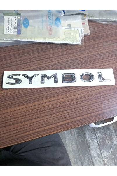 diğer01 11 RANAULT CLİO SYMBOL KROM BAGAJ KAPAĞI YAPIŞTIRMA YAZI