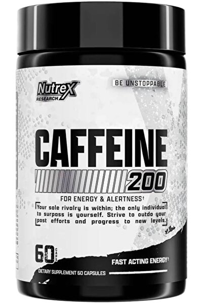 Nutrex Research كافيين 200 ملغ، مكمل سريع المفعول للطاقة واليقظة، معزز للتركي...
