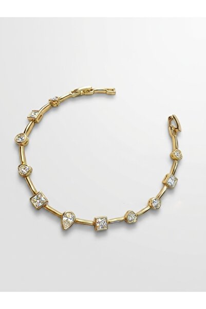 Nuggita Stone Frame Detailed Steel Bracelet