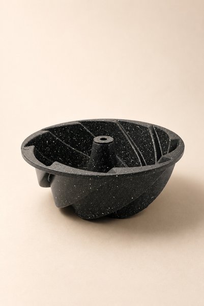 Archora Slice Cast Granite Fireproof Non-Stick Wind Slice Cake Mold 26 cm Black