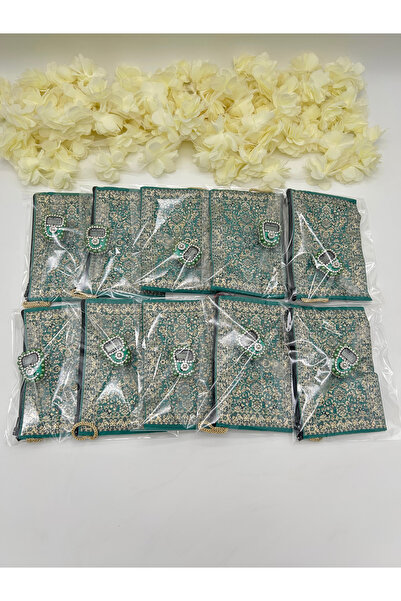 LenaToptan 10 Pieces Gift Set (with Gift Box-Mevlüd-Hac-Umre) Wallet Tesbih S...