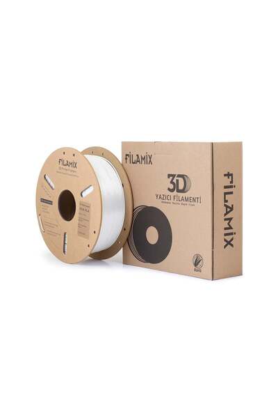 FİLAMİX Silk PLA Beyaz Filament 1.75mm 1 Kg İpeksi Parlak