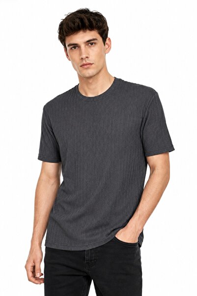 Raymons Men's Sıfıryaka Knitwear T-Shirt Regular Fit Bgl-St05566