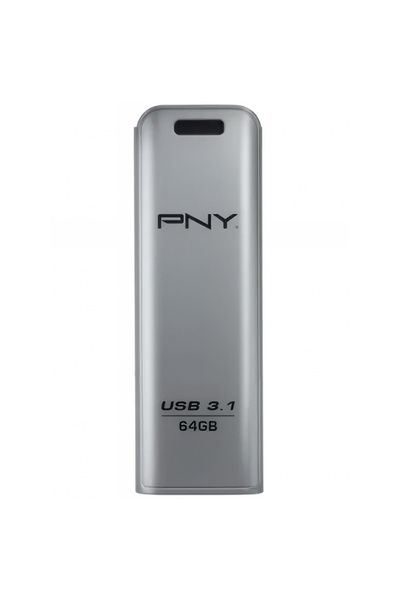 PNY USB-A 3.1 Elite Steel Εξωτερική Μονάδα Αποθήκευσης, 64Gb FFD64GESTEEL31G-EF
