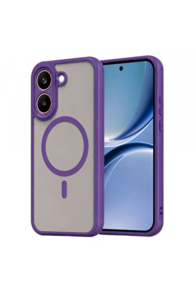 Techsuit Θήκη MagSafe για Xiaomi Poco X8 Pro, Techsuit, HaloFrost II, Μωβ