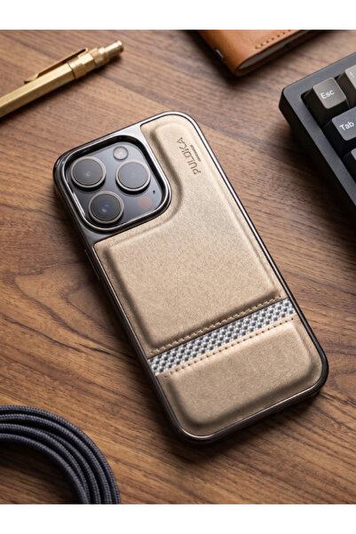DEERDERİ İphone 16 Pro Max Uyumlu Kamera korumalı Deri Telefon Kılıfı