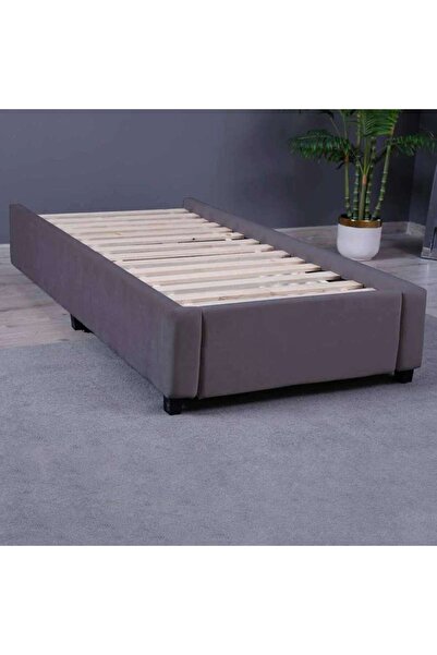 PAN HOME قاعدة أوليمبيا مخملية رمادية 120x200 سم
