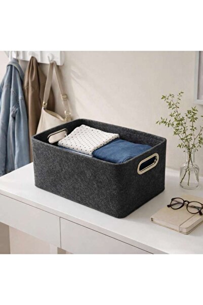 PAN HOME Hilux Storage Basket 33x23x18cm-black