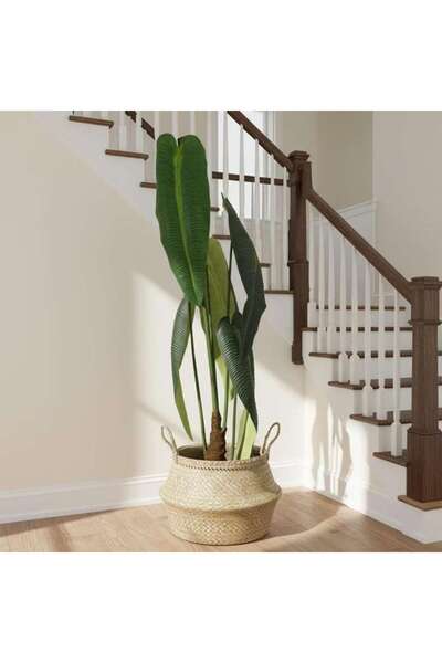 PAN HOME Anthurium Artificial Tree With Pot H150cm - Green