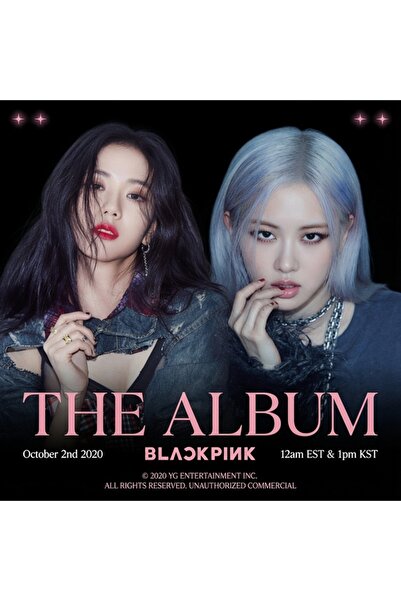 Pop 4 بطاقات/ مجموعة Black Pink من ألبوم the album ( loveslck girls) ( النسخ ...