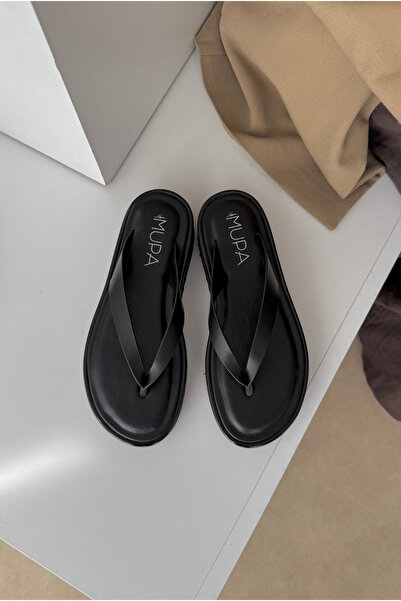 Mupa Shoes Kadın Terlik SİYAH