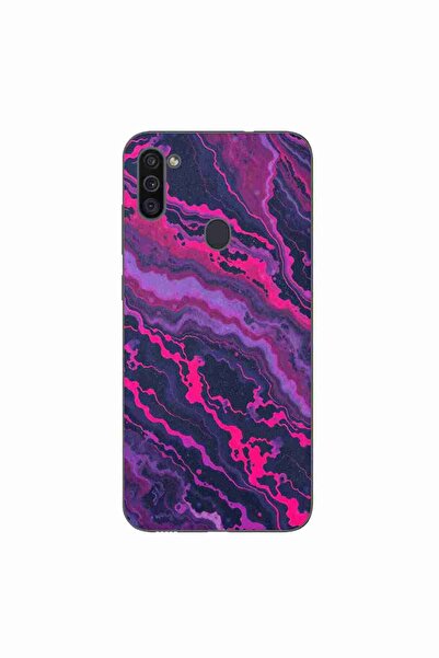 OEM Husa compatibila cu Samsung Galaxy A11 Silicon Gel Tpu Model Midnight Ros...