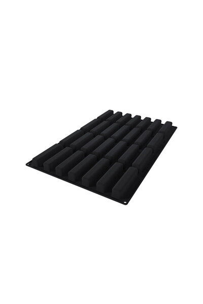 silikomart Formă de silicon pentru éclere, tip bandă, 13 x 2.8 x H 2.8 cm, 28...