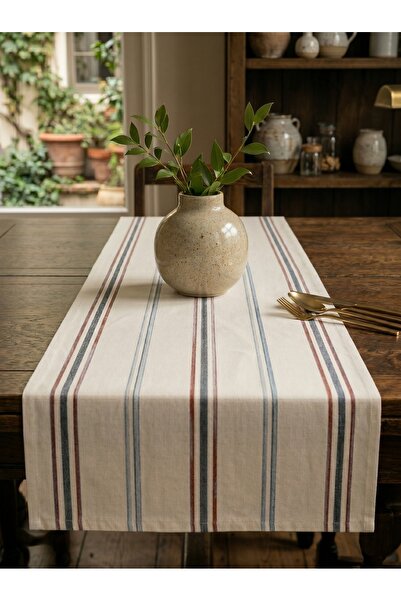 ELİTE COLLECTİON Runner 40x150 | Pamuklu Dokuma Masa Runneri – Yemek Odası, M...