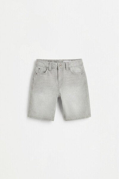 LEFTIES Relaxed fit denim bermuda şort